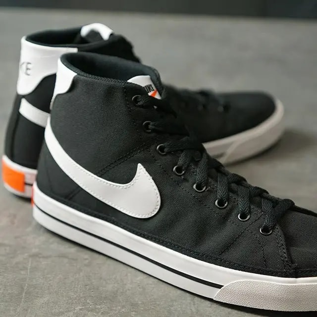Giày Nike Court Legacy Canvas Mid 'Black' DD0162-001 — ảnh 4