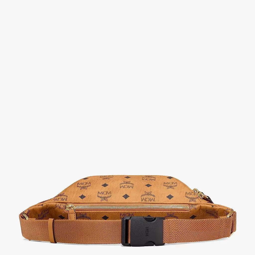Túi MCM Medium Fursten Belt Bag In Visetos Cognac MMZAAFI01CO001 — ảnh 3