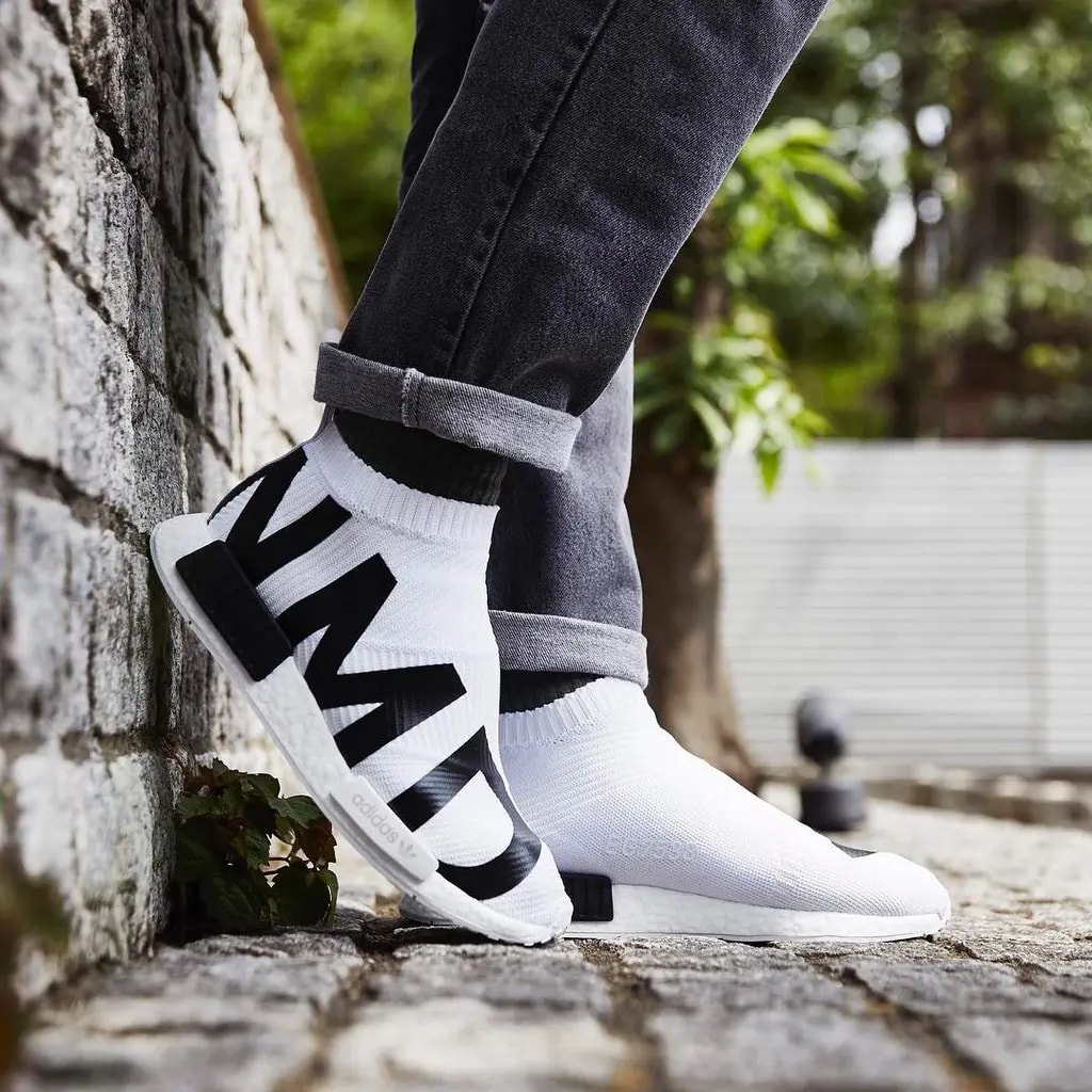 Giày Adidas NMD CS1 Primeknit 'NMD Print White' EG7538 — ảnh 3