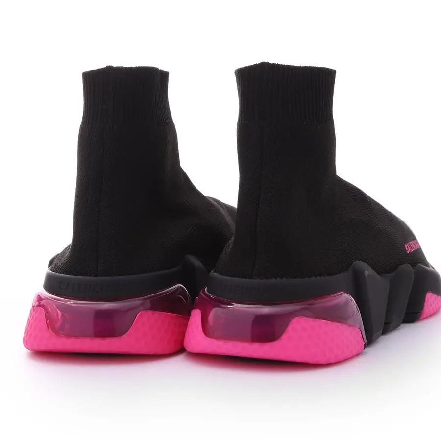 Giày Balenciaga Wmns Speed Trainer 'Clear Sole Black Pink' 607543 W05GJ 1051 — ảnh 4