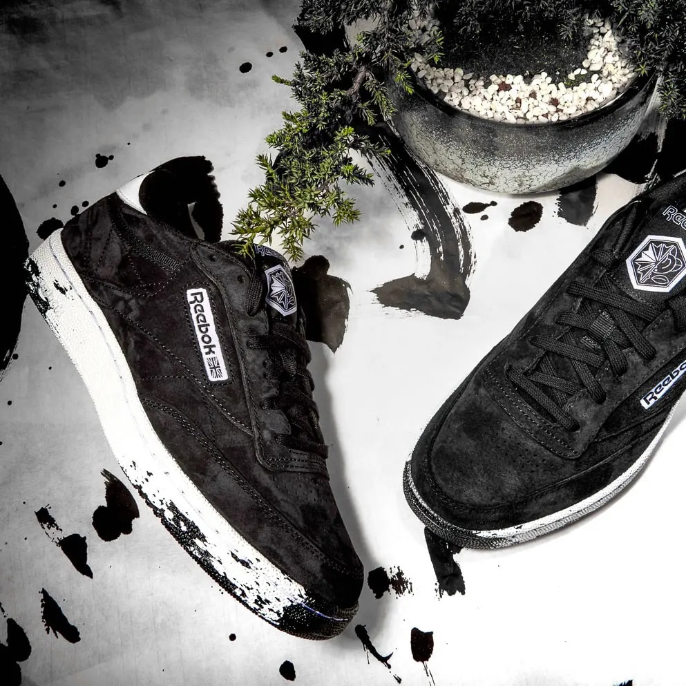 Giày Reebok Yoshio Kubo x Club C 85 'Black' FY3038 — ảnh 2