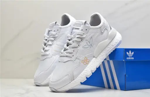 Giày Adidas Nite Jogger 2019 Boost Cloud White Core Black GZ3229 — ảnh 2