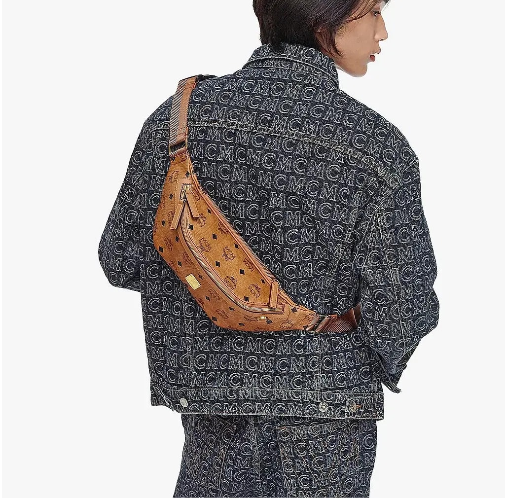 Túi MCM Medium Fursten Belt Bag In Visetos Cognac MMZAAFI01CO001 — ảnh 2