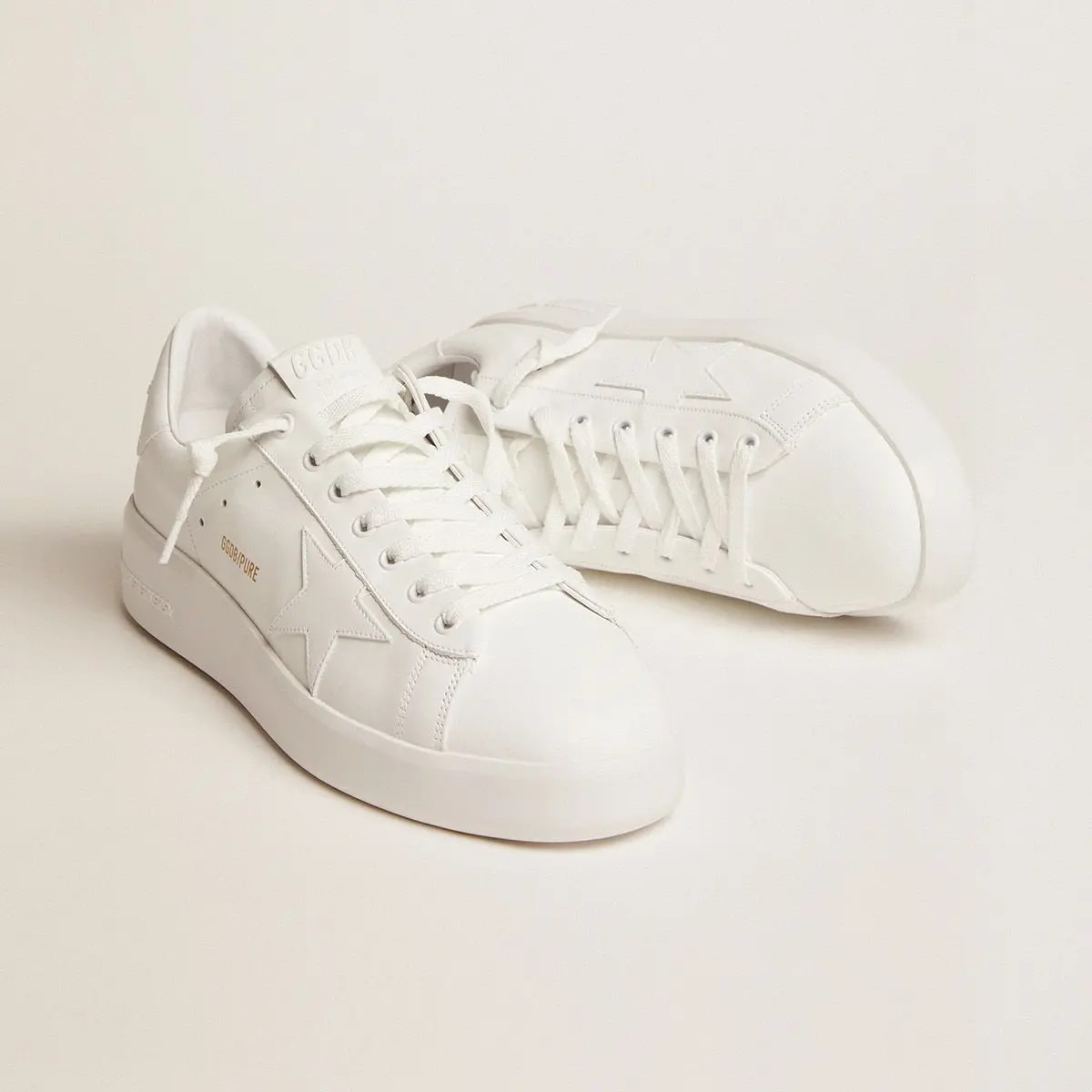 Giày Golden Goose Purestar All White GMF00197-F000541-10100 — ảnh 3