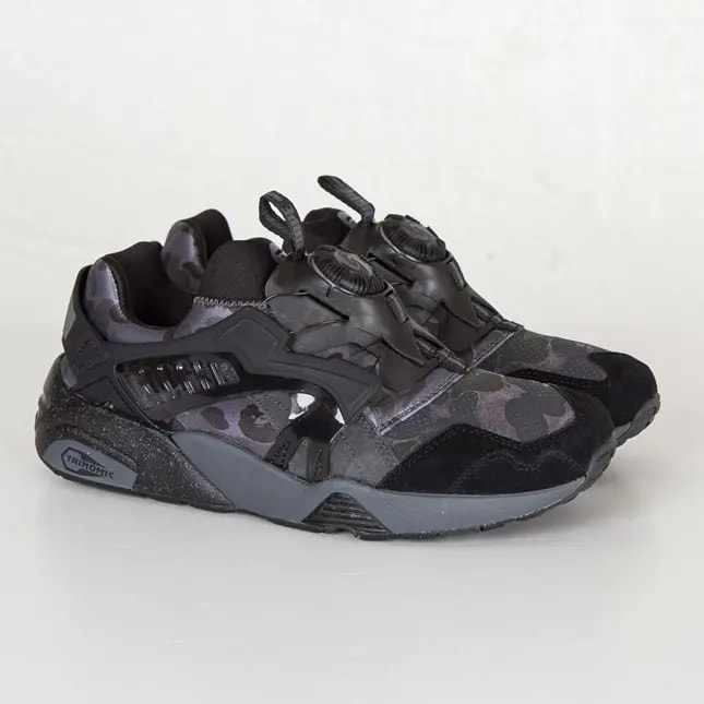 Giày Puma A Bathing Ape x Disc Blaze 'Black Camo' 358846-02 — ảnh 5