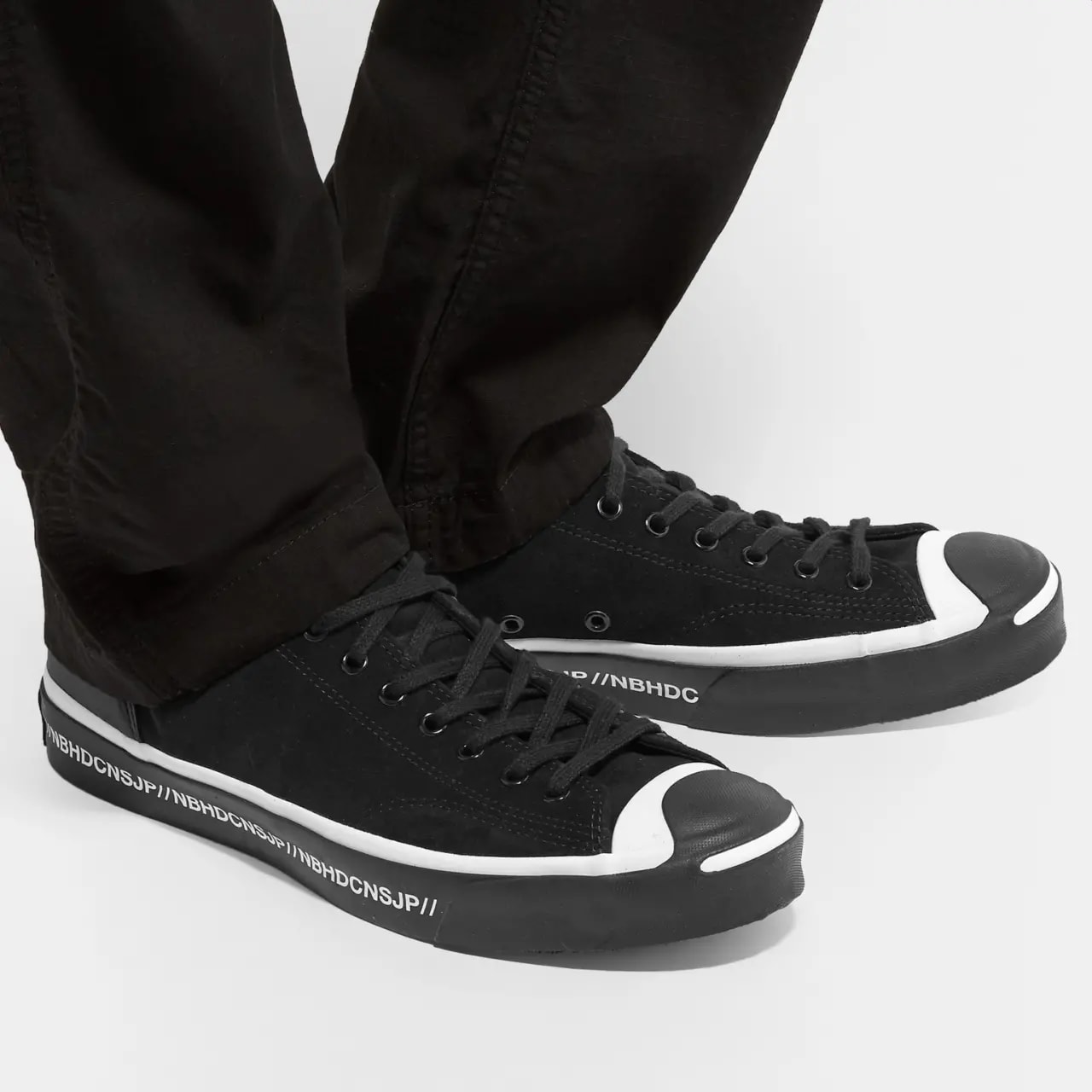 Giày Converse NEIGHBORHOOD x Jack Purcell Low 'Black' 165604C — ảnh 3
