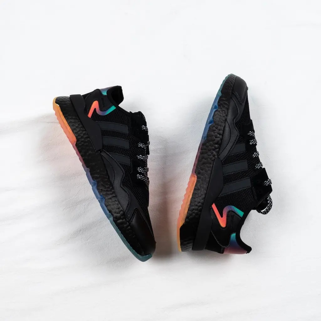 Giày Adidas Nite Jogger J 'Black Rainbow' FV4545 — ảnh 2