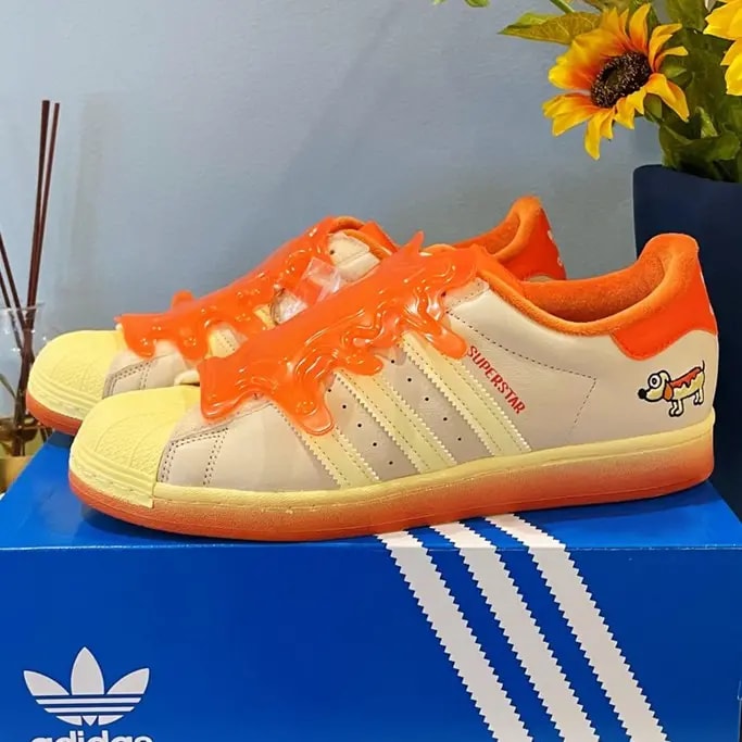 Giày Adidas Melting Sadness x Superstar 'Hotdog' FZ5256 — ảnh 3