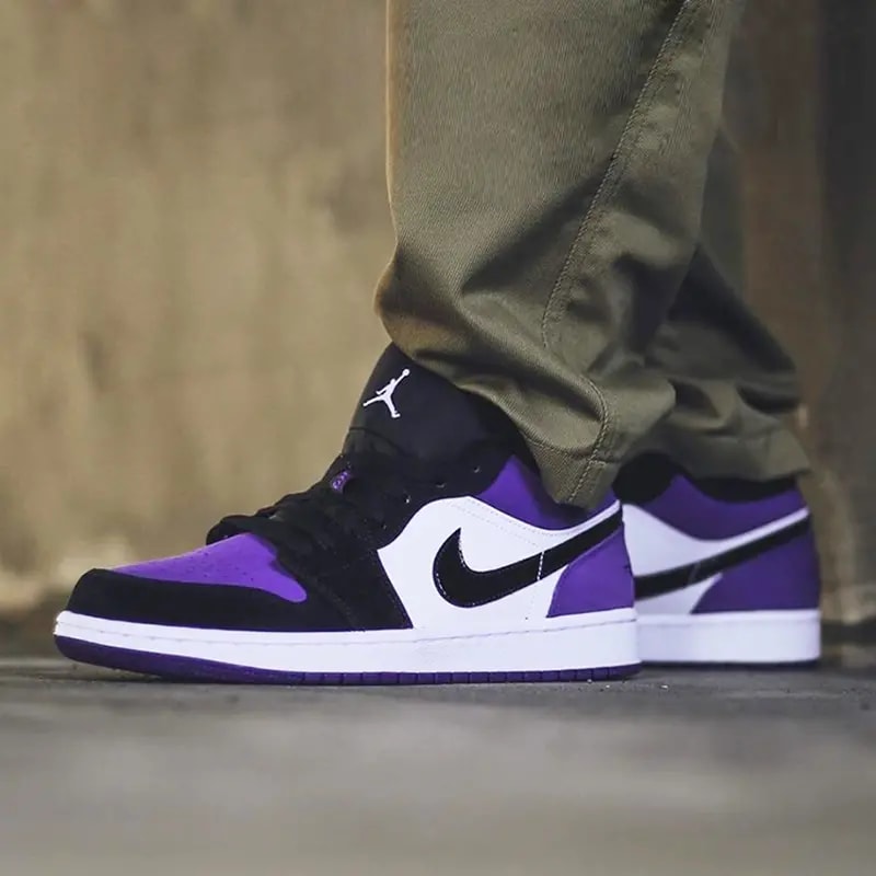 Giày Nike Air Jordan 1 Low 'Court Purple' 553558-125 — ảnh 4