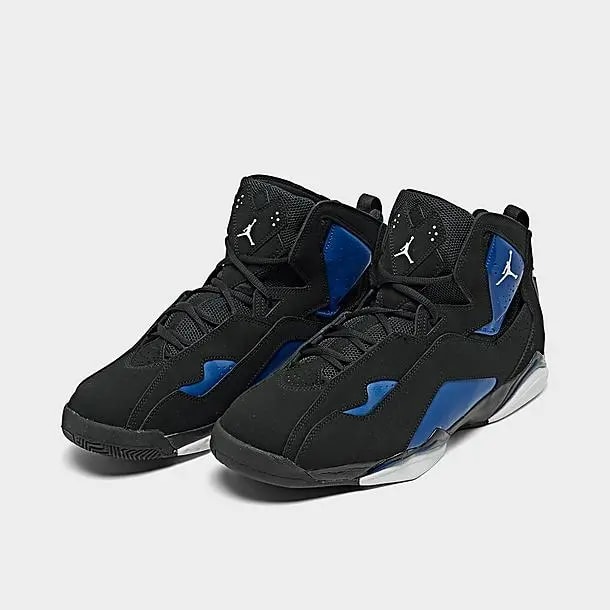 Giày Nike Jordan True Flight Big Kids 'Black Game Royal' 343795-042 — ảnh 4