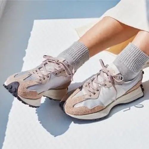 Giày New Balance Wmns 327 'Grey Beige' WS327SFA — ảnh 3