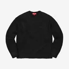 Áo Supreme Mohair Sweater 'Black' — ảnh 2