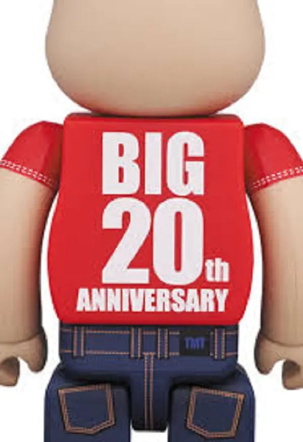 Mô Hình Bearbrick Tmt 20th Anniv. Ver 100% &amp; 400% Multicolor — ảnh 2