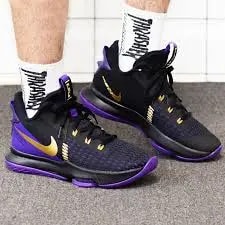 Giày Nike LeBron Witness 5 EP 'Lakers' CQ9381-001 — ảnh 4