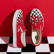 Giày Vans Slip-On 'Checker Flame' VN0A38F7RX5 — ảnh 2