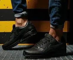 Giày Nike Max 90 Leather Triple Black CZ5594-001 — ảnh 2