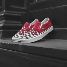 Giày Vans Slip-On 'Checker Flame' VN0A38F7RX5 — ảnh 4