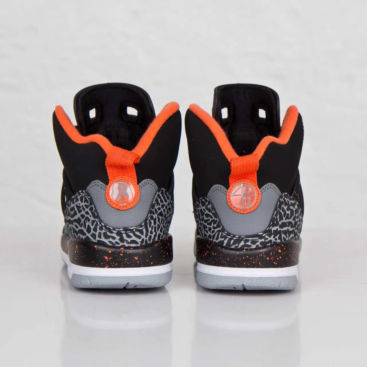 Giày Nike Jordan Spizike GS 'Black Electric Orange' 317321-080 — ảnh 3