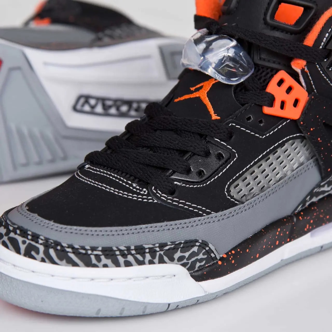 Giày Nike Jordan Spizike GS 'Black Electric Orange' 317321-080 — ảnh 5