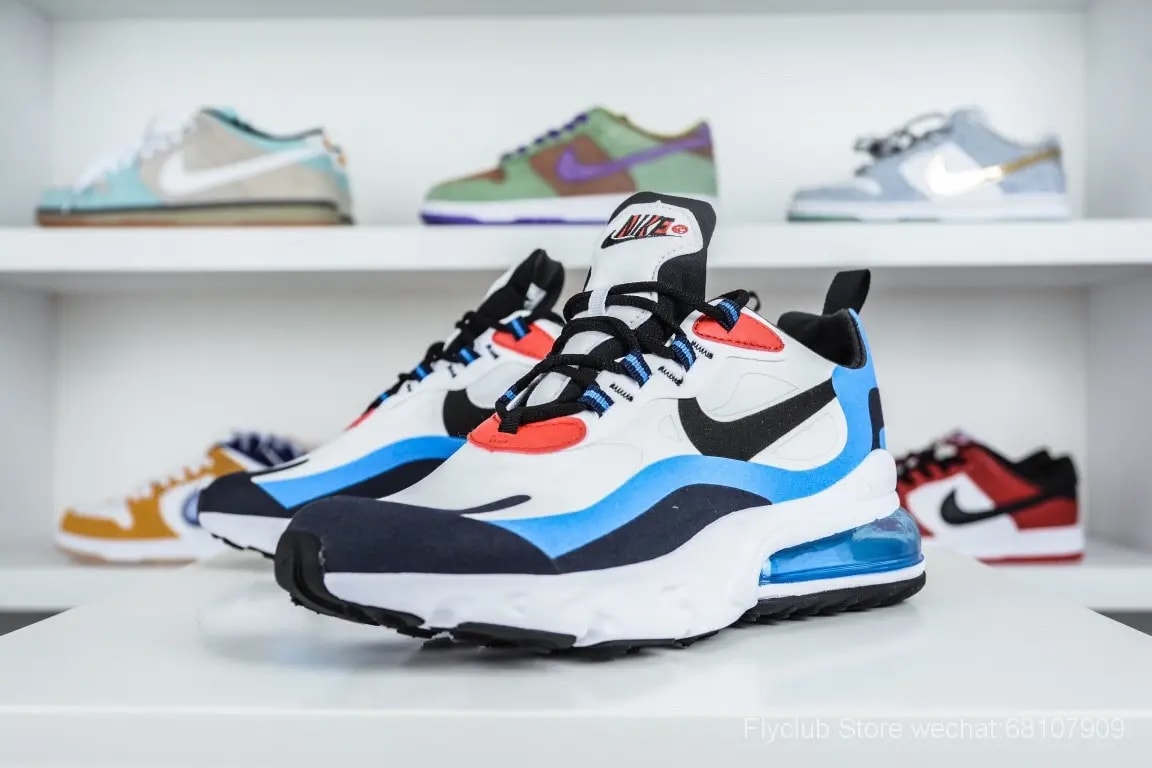 Giày Nike Air Max 270 React 'White Photo Blue' DA2400-100 — ảnh 2
