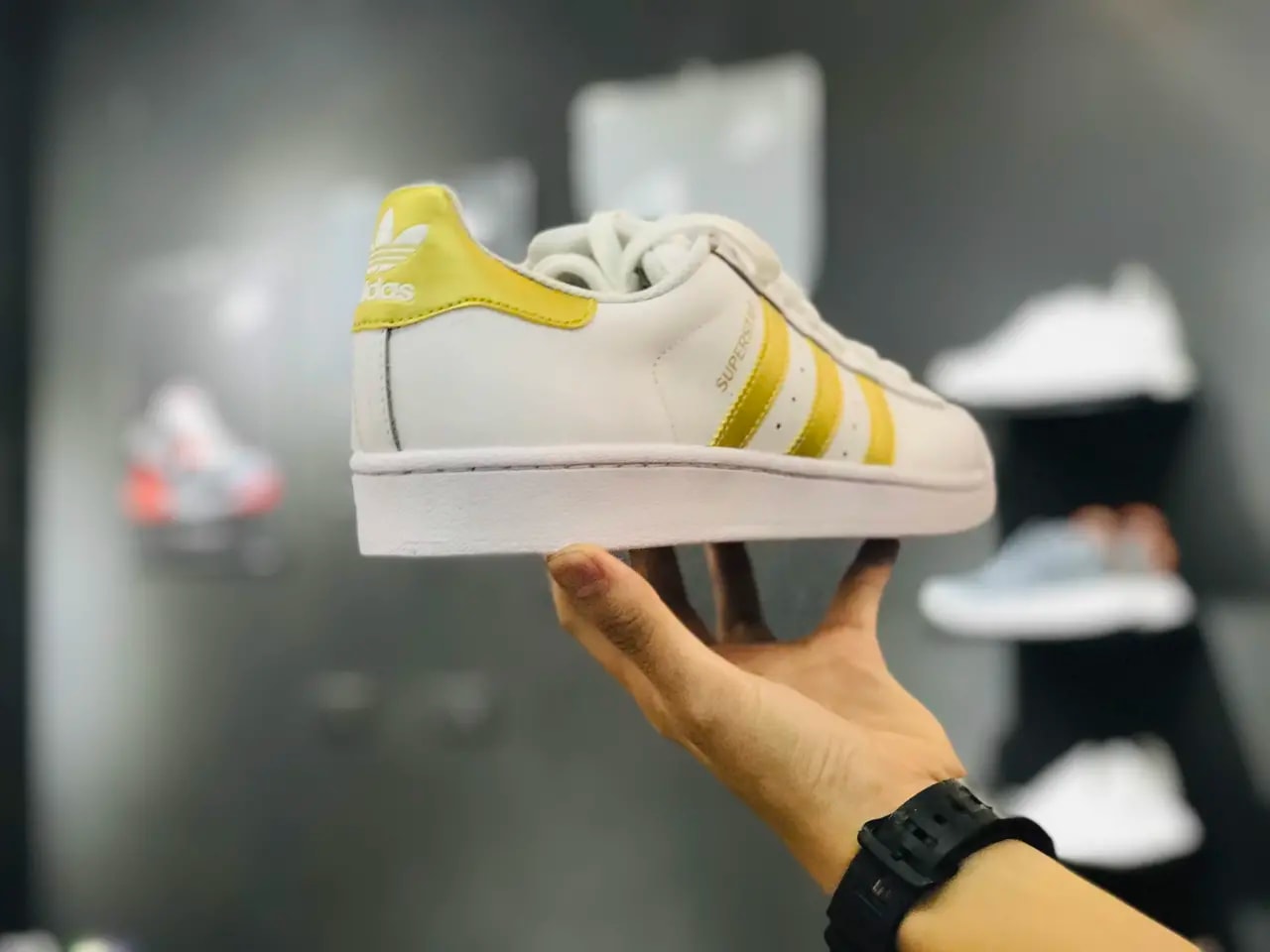 Giày Adidas Superstar 'White Gold' BY8757 — ảnh 5