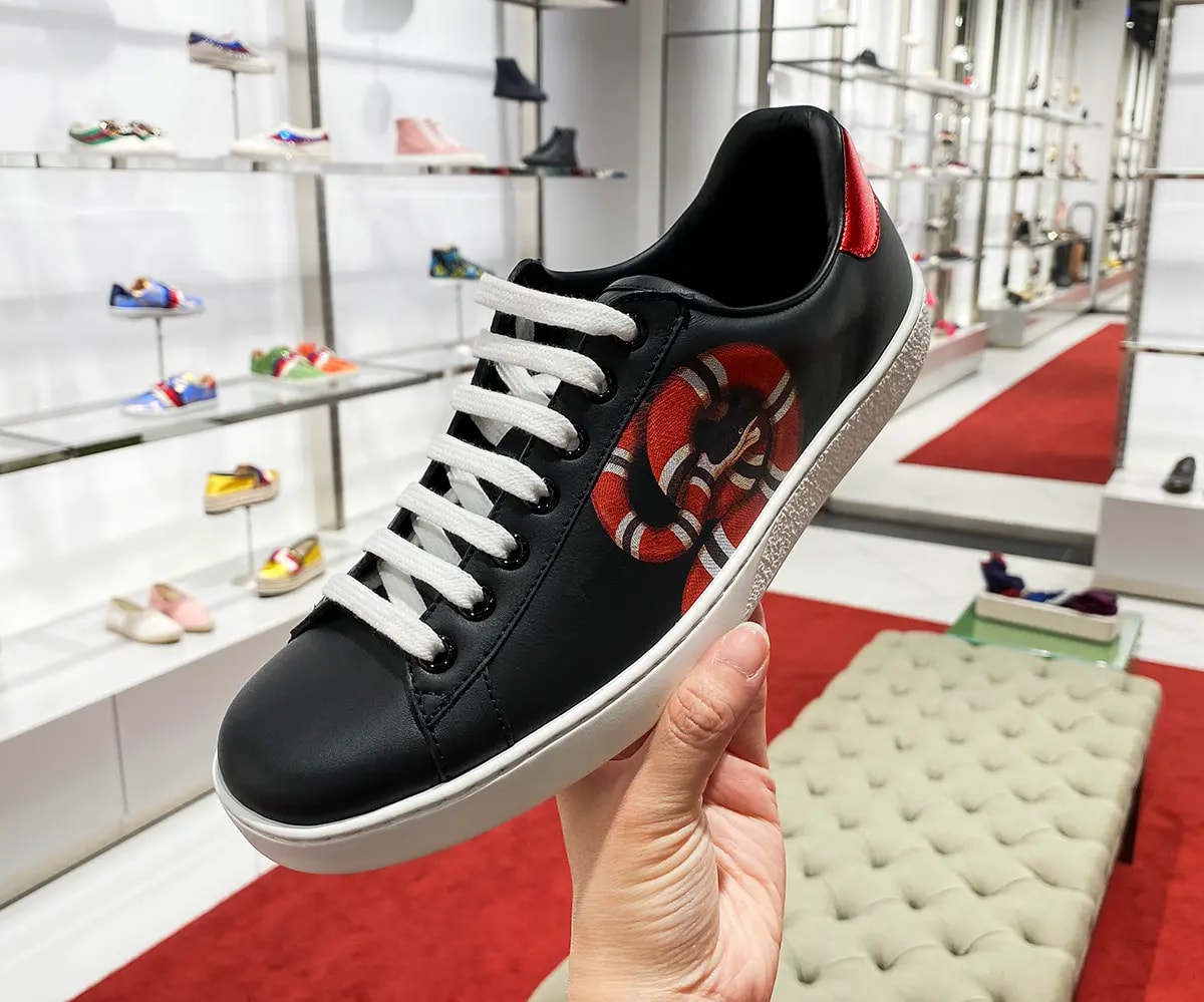 Giày Gucci Ace 'Kingsnake' 501309-0IF10-1182 — ảnh 3
