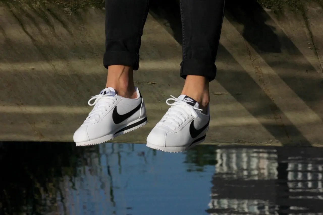 Giày Nike Cortez Leather OG 'White Black' 904764-102 — ảnh 2