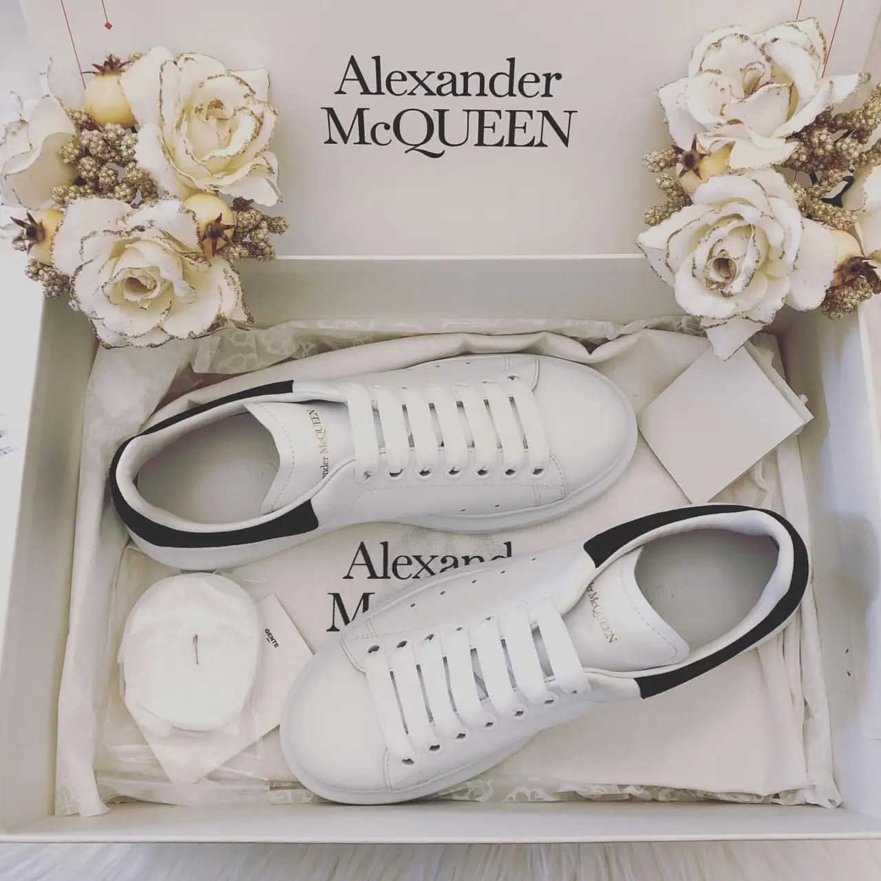 Giày Alexander McQueen Oversized SS19 'White Black' 2019 553770-WHGP7-9061 — ảnh 3