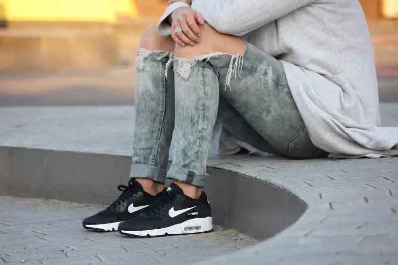 Giày Nike Air Max 90 WMNS BR 'Black White' 833475-001 — ảnh 3