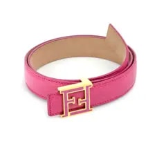 Thắt Lưng Fendi 'Crayons' Pink Saffiano Leather Belt 8C0496-00F09-F0PXB — ảnh 2