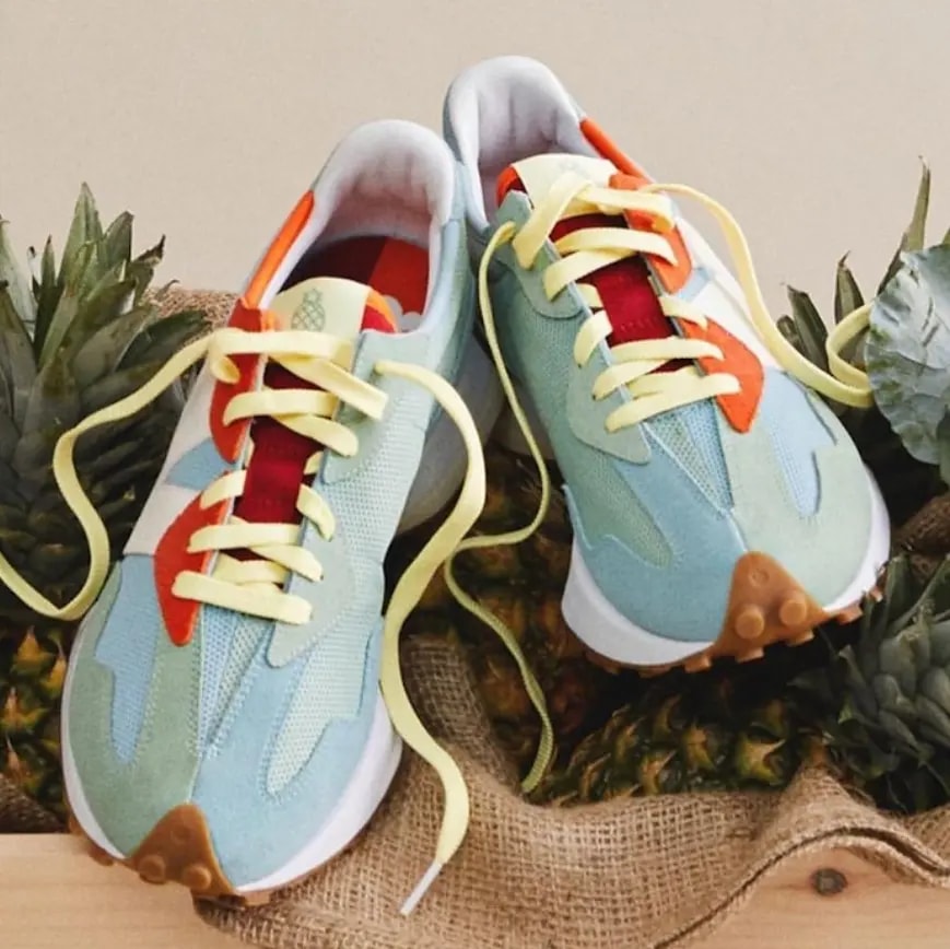 Giày New Balance Todd Snyder x 327 'Farmers Market Pack Pineapple' MS327TSB — ảnh 2