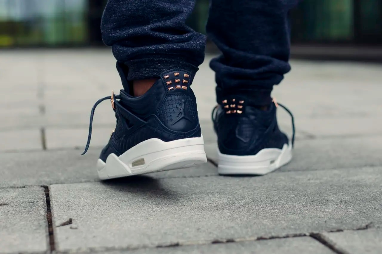 Giày Nike Air Jordan 4 Retro PRM 'Obsidian' 819139-402 — ảnh 4