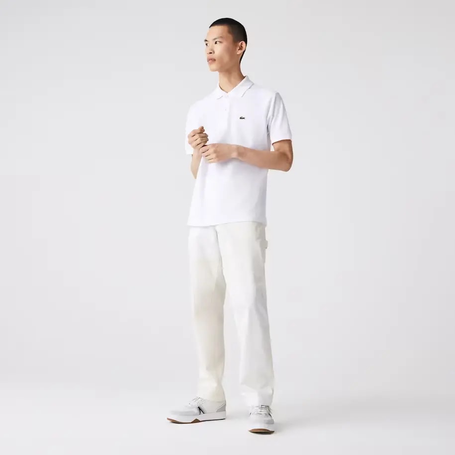 Áo Lacoste Men's Classic Fit L1212 Polo 'White' L1212-001 — ảnh 2