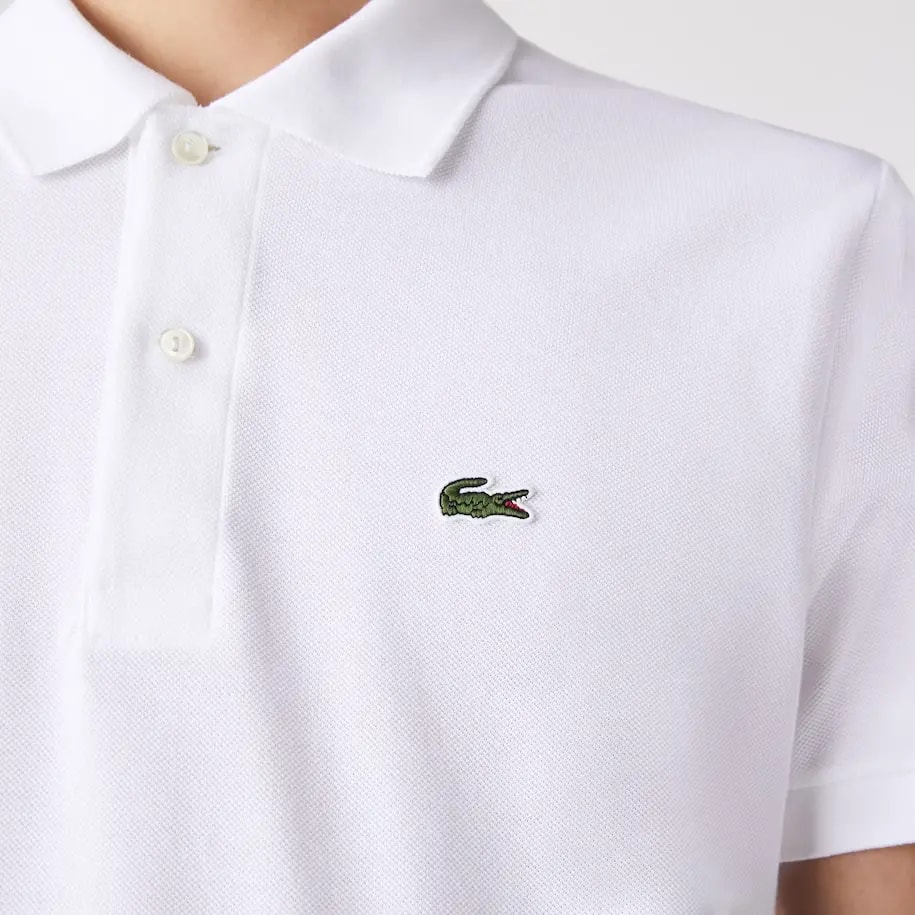 Áo Lacoste Men's Classic Fit L1212 Polo 'White' L1212-001 — ảnh 5