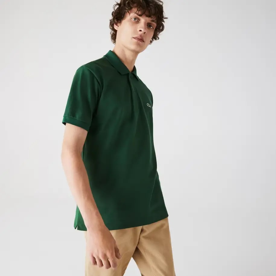 Áo Lacoste Men's Classic Fit L1212 Polo 'Green' L1212-10-132 — ảnh 2
