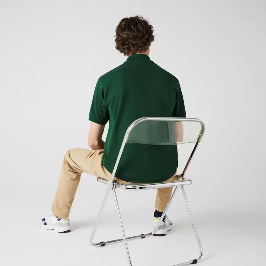 Áo Lacoste Men's Classic Fit L1212 Polo 'Green' L1212-10-132 — ảnh 5