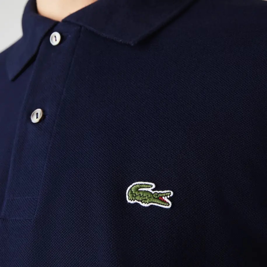 Áo Lacoste Men's Classic Fit L1212 Polo 'Navy Blue' L1212-166 — ảnh 5