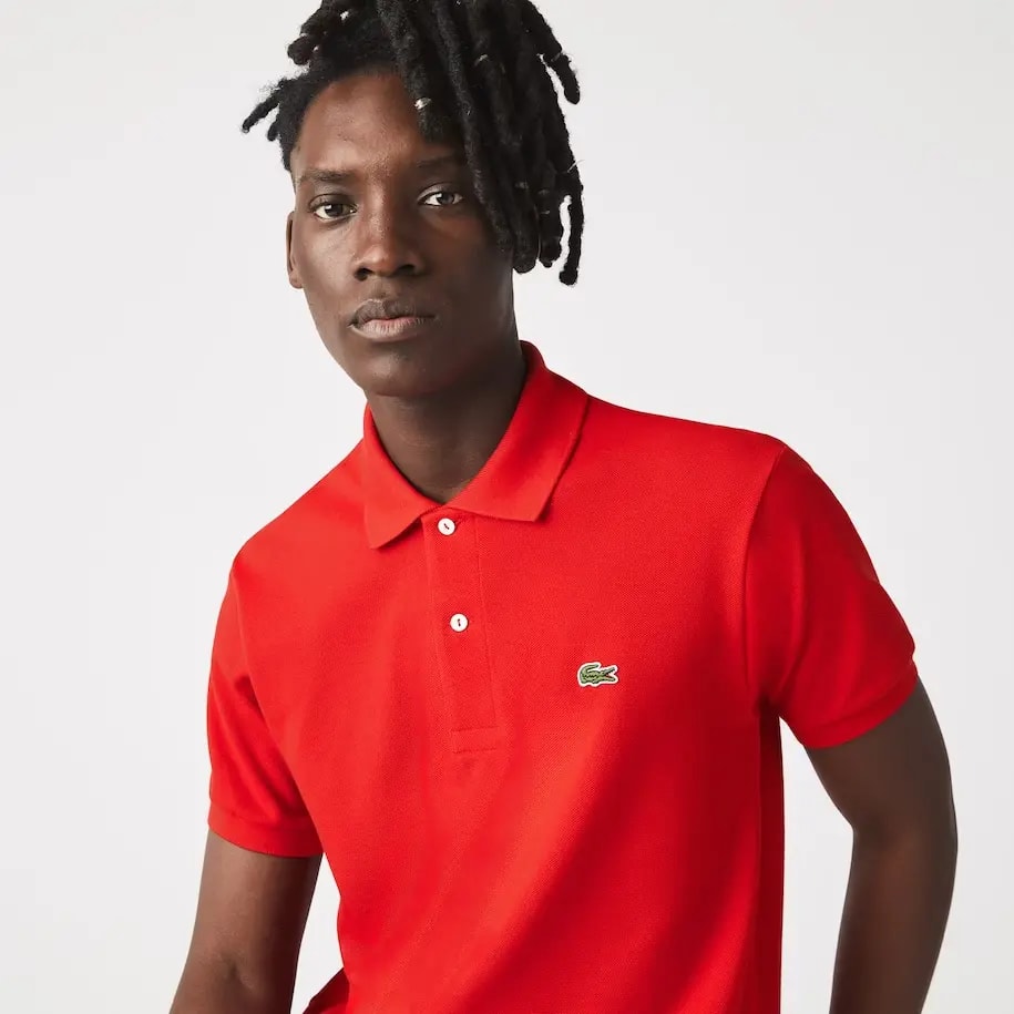 Áo Lacoste Men's Classic Fit L1212 Polo 'Red' L1212-240 — ảnh 2