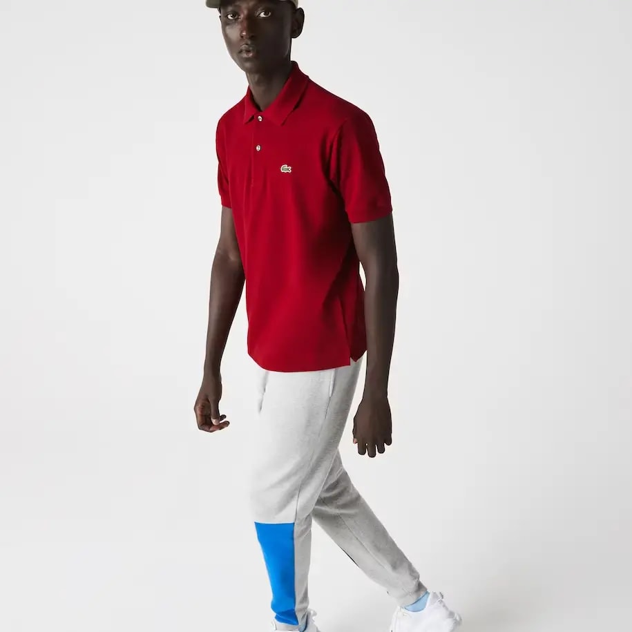 Áo Lacoste Men's Classic Fit L1212 Polo 'Bordeaux' L1212-476 — ảnh 2