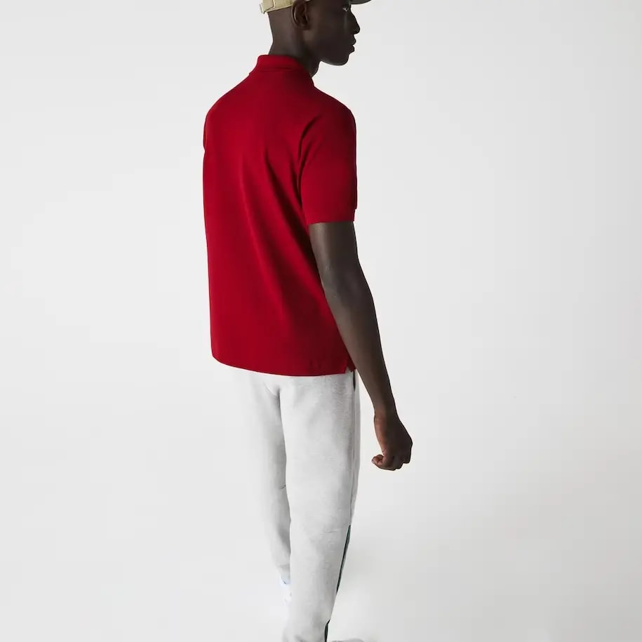 Áo Lacoste Men's Classic Fit L1212 Polo 'Bordeaux' L1212-476 — ảnh 4