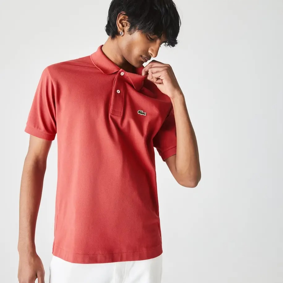 Áo Lacoste Men's Classic Fit L1212 Polo 'Red' L1212-67G — ảnh 3