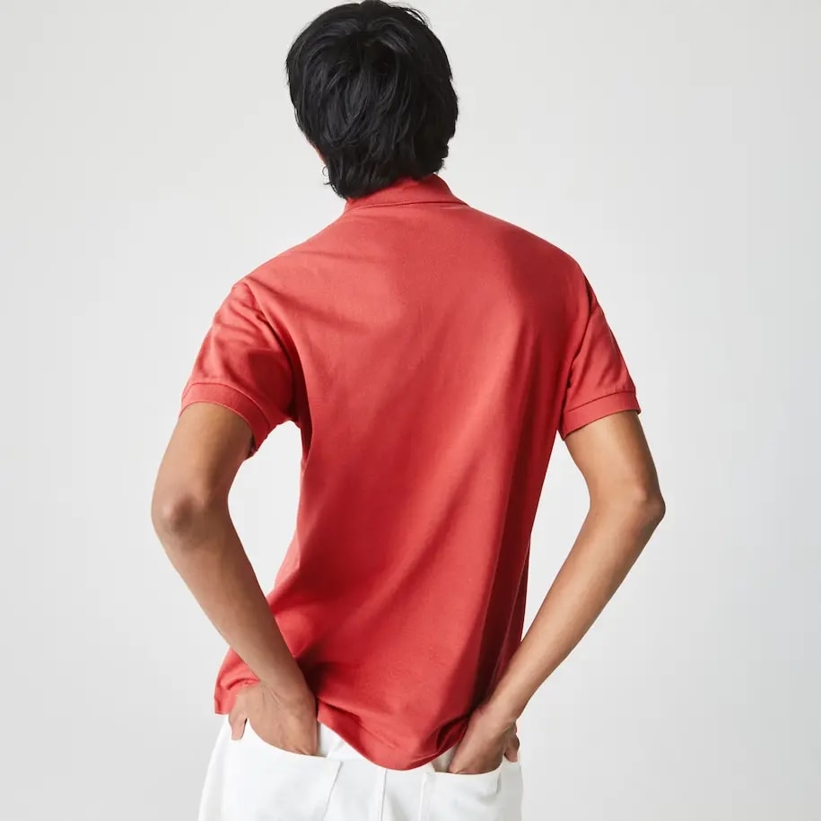 Áo Lacoste Men's Classic Fit L1212 Polo 'Red' L1212-67G — ảnh 5