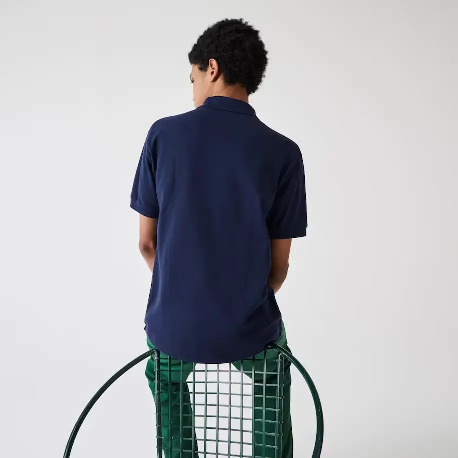 Áo Lacoste Men's Classic Fit L1212 Polo 'Blue' L1212-78X — ảnh 5