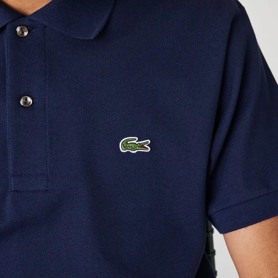 Áo Lacoste Men's Classic Fit L1212 Polo 'Blue' L1212-78X — ảnh 4