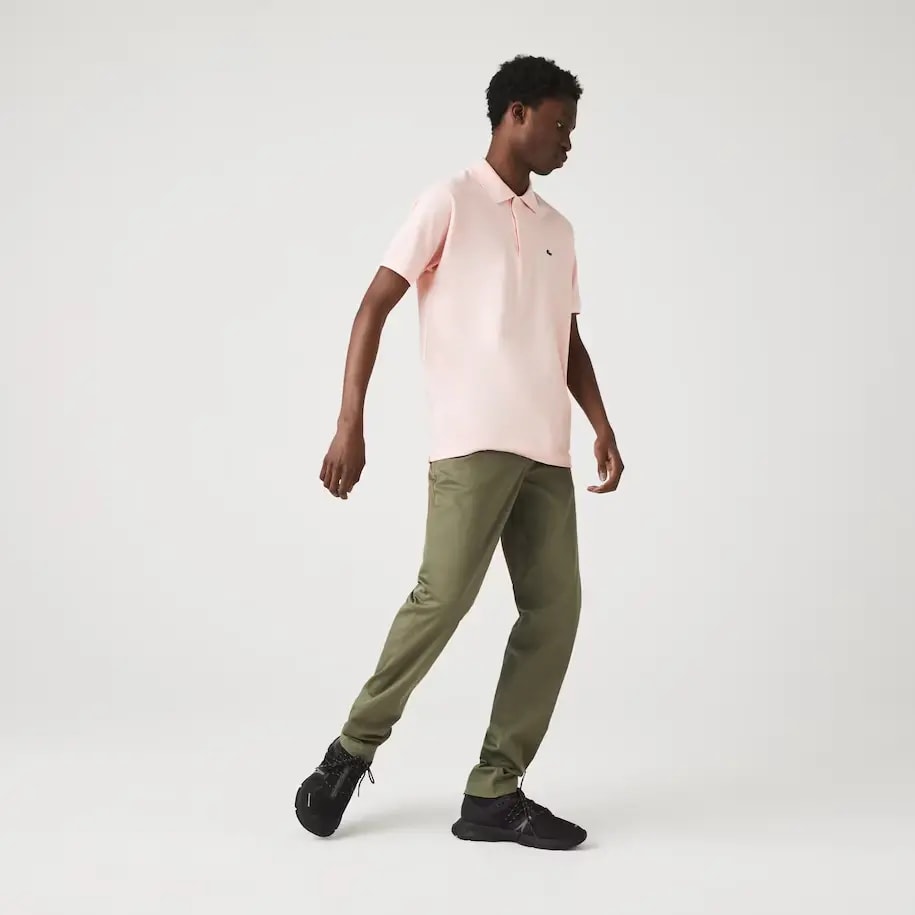 Áo Lacoste Men's Classic Fit L1212 Polo 'Pink' L1212-ADY — ảnh 3
