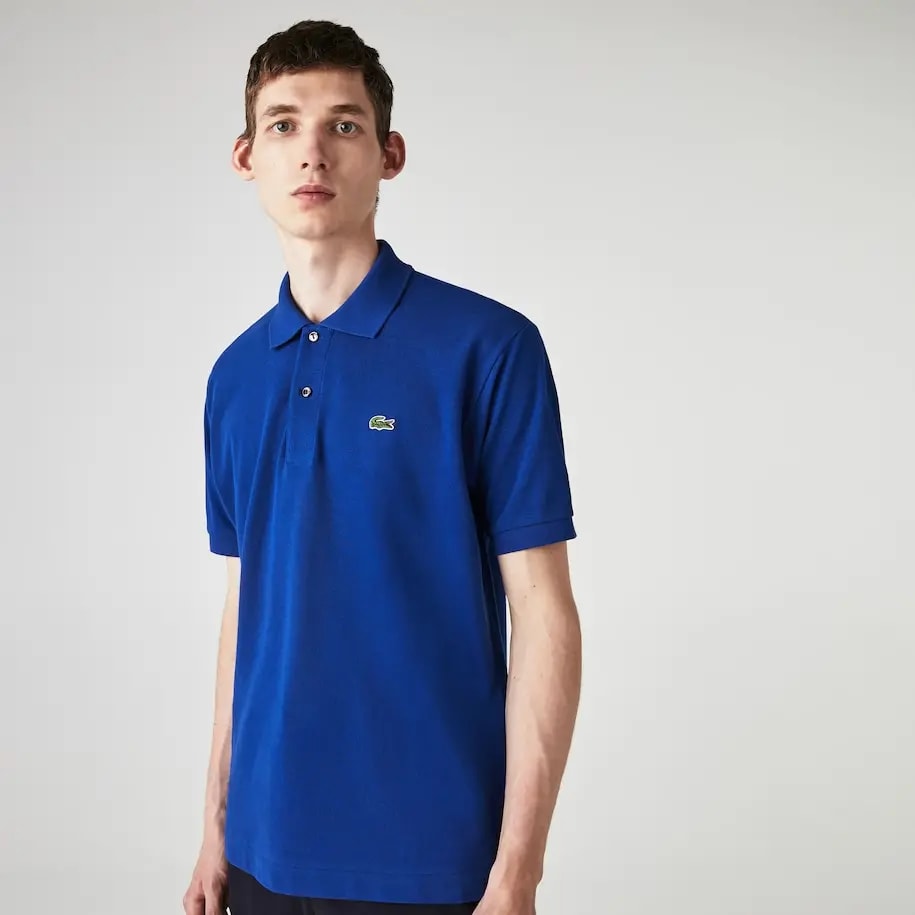 Áo Lacoste Men's Classic Fit L1212 Polo 'Blue' L1212-BDM — ảnh 2