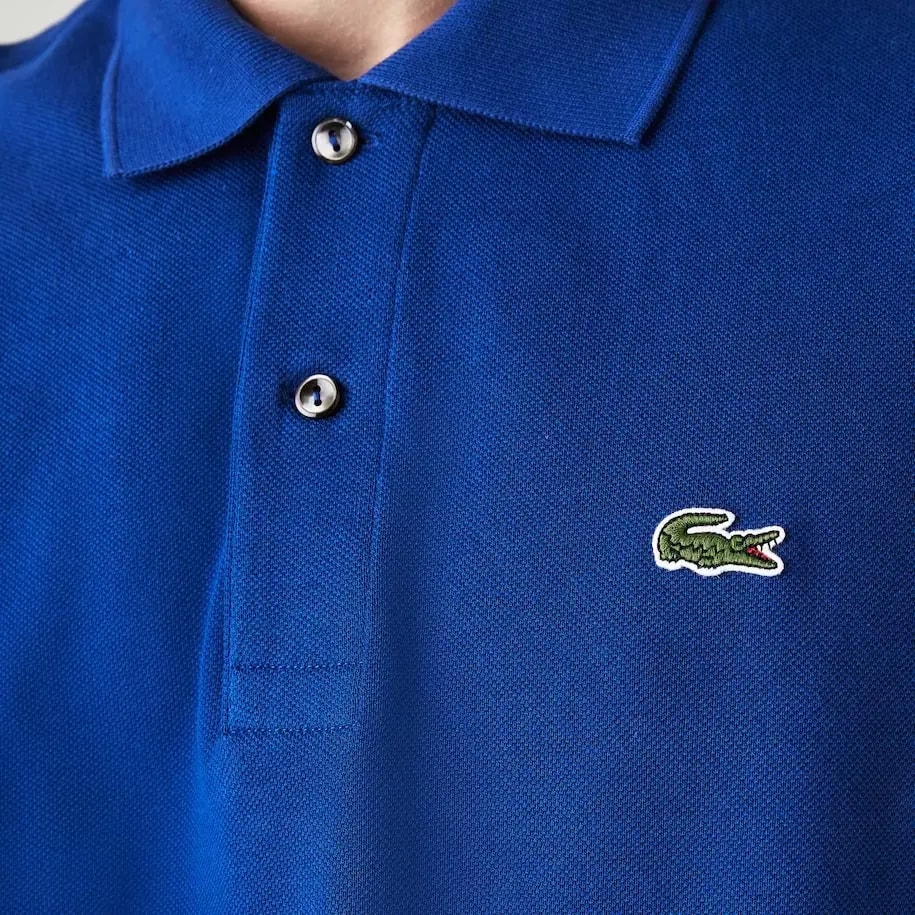 Áo Lacoste Men's Classic Fit L1212 Polo 'Blue' L1212-BDM — ảnh 4