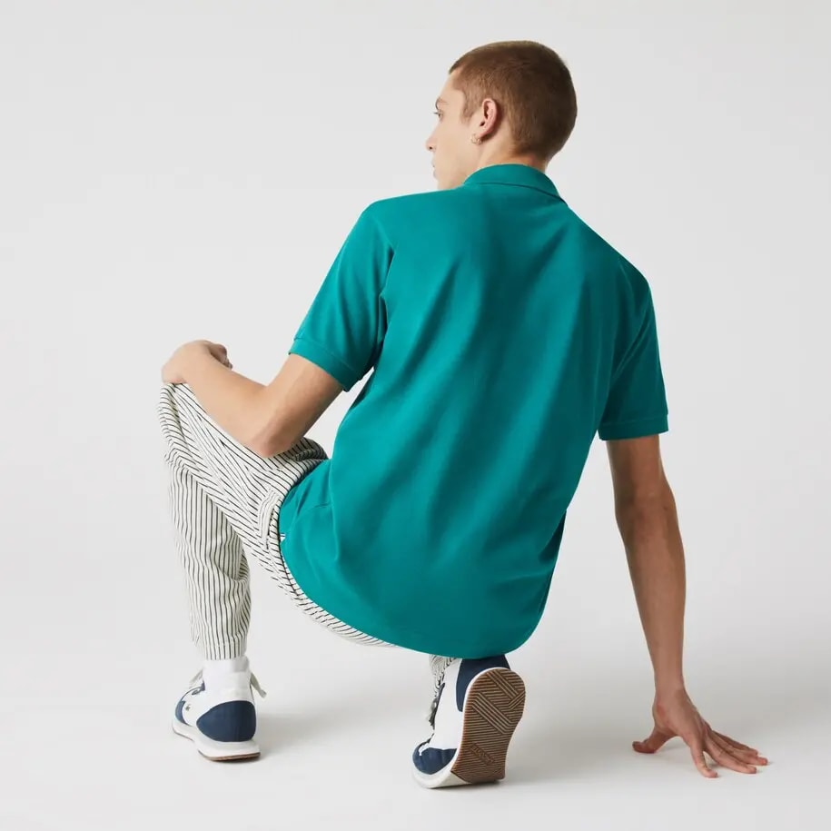 Áo Lacoste Classic Fit Polo Shirt 'Green' L1212-F5T — ảnh 5