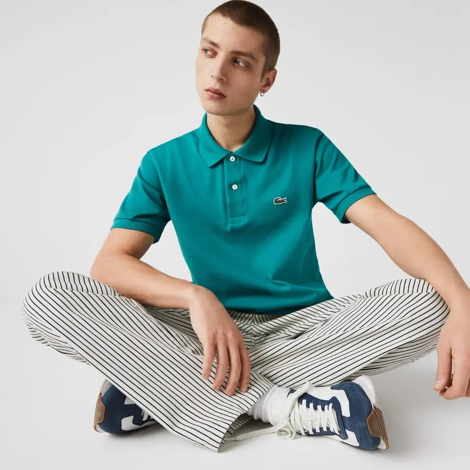 Áo Lacoste Classic Fit Polo Shirt 'Green' L1212-F5T — ảnh 2