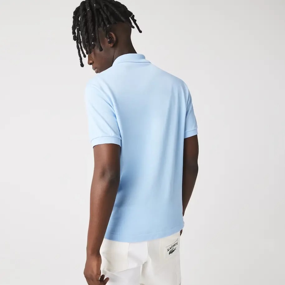 Áo Lacoste Men's Classic Fit L1212 Polo 'Blue' L1212-HBP — ảnh 4